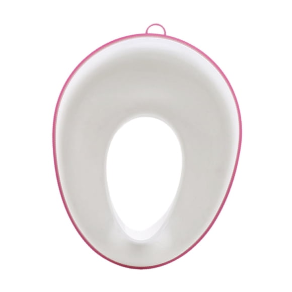 Asiento de entrenamiento para ir al baño para niños y niñas, anillo para ir al baño, ahorro de espacio, se adapta a inodoros redondos y ovalados, asie Rojo