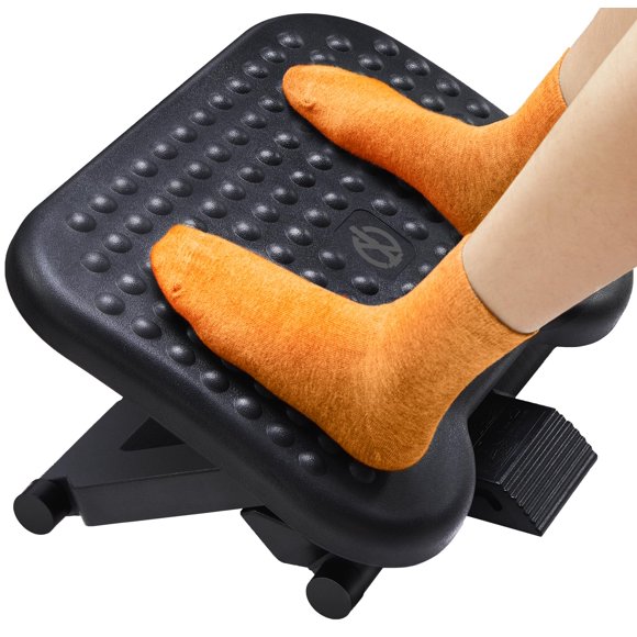Reposapiés ReGear para colocar debajo del escritorio, ajustable con 3 niveles de altura