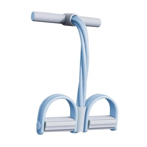 Ioensy - Cuerda De Tensión De Ejercicio Multifunción Resistencia Del Pedal De Pie Bandas De Tracción De Fitness Azul