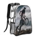 thumbnail image 1 of Motocross Sucio Dirt BikeMochila transparente temática, resistente y duradera, bolsa see-through para trabajo, deporte, universidad y viaje, 31 × 43 cm, 1 of 6