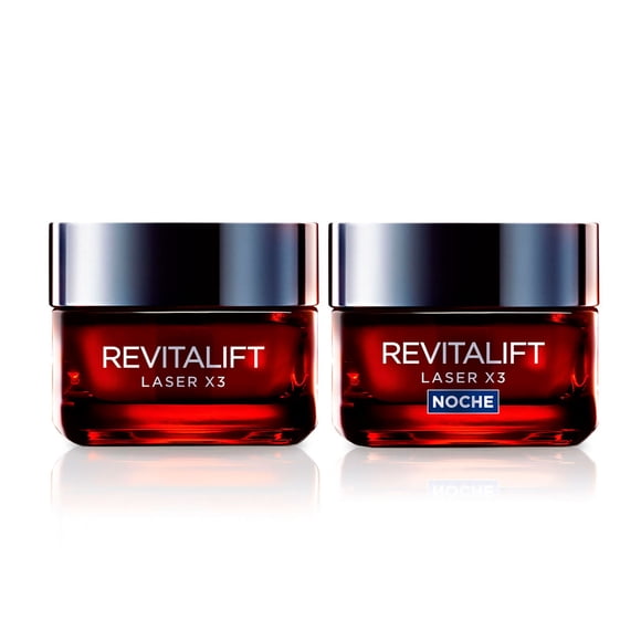 Pack Crema Anti-Arrugas Dia Noche Revitalift Laser Loreal