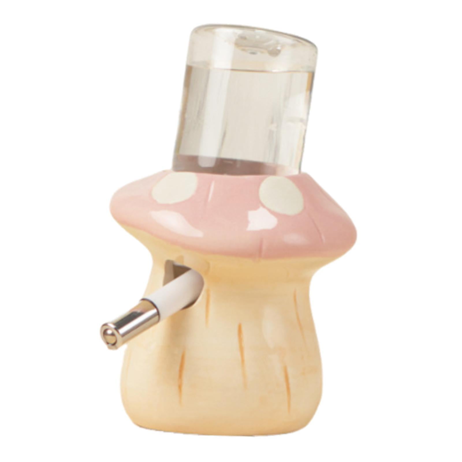 Botella De Agua Para Hámster Fácil De Limpiar Con Soporte Para Hámsteres, Ratas, Animales Pequeños, Color Rosa