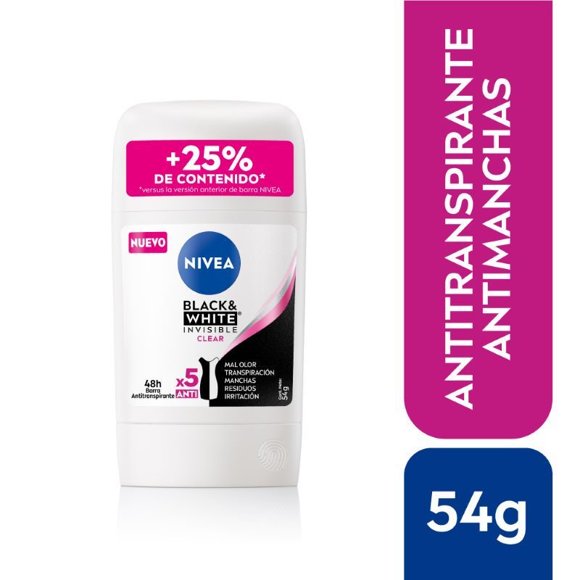 Desodorante Nivea Mujer Barra Double Effect Frasco Mujer, 50 ml