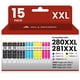 thumbnail image 1 of Cartucho De Tinta 280xxl 281xxl Compatible Paquete De 15, 1 of 6