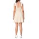 thumbnail image 3 of INSPIRE CHIC Vestido de Verano Cami para Mujer con Tirantes Anudados, Escote Cuadrado, Línea A Elegante en Contraste Mini Vestido S Beige, 3 of 6