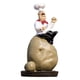 thumbnail image 3 of Delicado Chef Figurilla Adorno Estatua Modelo Cocina Hogar Restaurante Decoración Siéntese En La Patata, 3 of 3