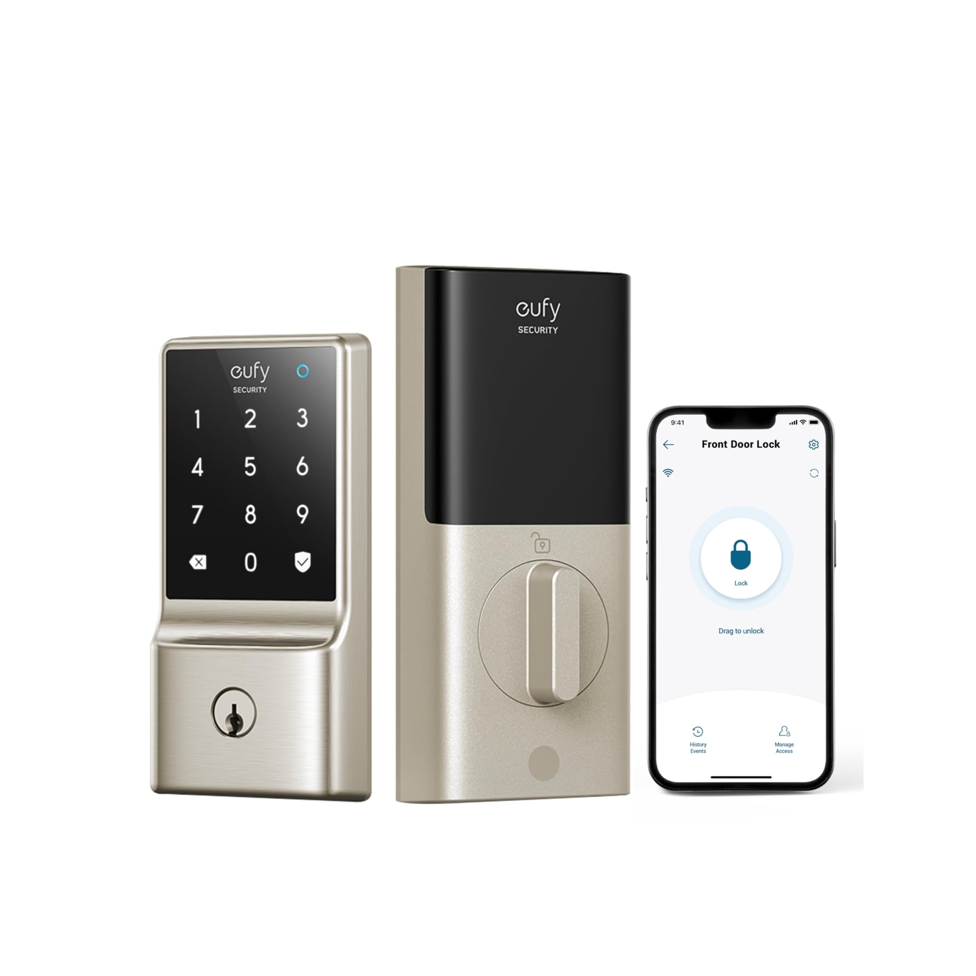 Cerradura De Puerta De Entrada Sin Llave Smart Lock Eufy Security C210