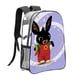 thumbnail image 1 of BingMochila transparente temática, resistente y duradera, bolsa see-through para trabajo, deporte, universidad y viaje, 31 × 43 cm, 1 of 6