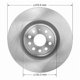 thumbnail image 3 of Disco de Freno Delantero Bendix PRT5986 para Modelos Volkswagen, 3 of 4