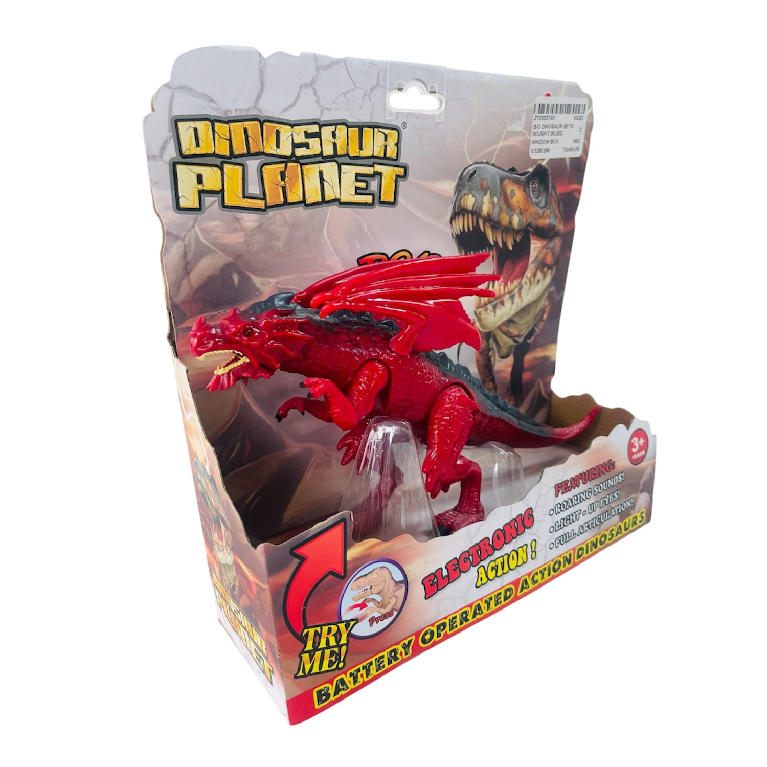 Juguete Dinosaurio B/o Con Luces Y Sonido 4 - Toyng