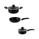 thumbnail image 2 of Juego Batería Cocina 12 Piezas Recubrimiento Antiadherente Negro, 2 of 3