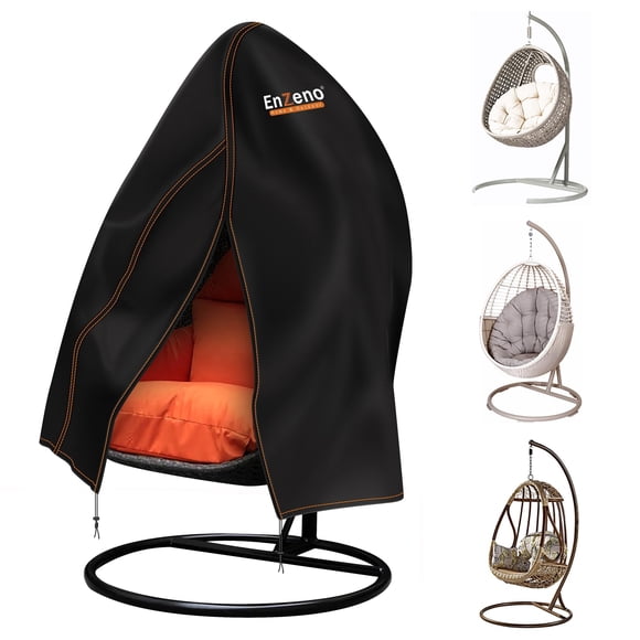 Funda impermeable y cortaviento para silla colgante tipo huevo Enzeno 190 x 115 cm