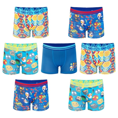 Ropa Interior Spiderman Para Niños Pequeños, 2/3T Y 4T, Paquete De 7 Unidades, Hecha A Mano