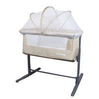 Cuna Colecho Con Mosquitero Myside Lx Beige Bebesit