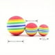 thumbnail image 1 of 10pcs Rainbow Ball Colorful Ball Cat Toy Ball Foam Cotton Ball Pet Toy Ball Small Dog Toys, 1 of 3