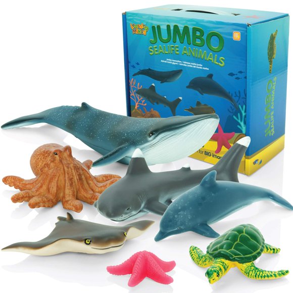 Set de juguetes Learning Minds Jumbo Sea Animals de 18 meses o más