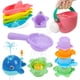 thumbnail image 1 of Juguetes de baño antimoho, 11 piezas, seguros, fáciles de limpiar y flotantes, 1 of 3