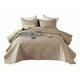 thumbnail image 1 of Cobertor verano king unicolor quilt beige Rey + fundas, 1 of 3