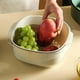 thumbnail image 2 of Colador Con Fuente para Frutas Verduras Pastas Moderno Blanco, 2 of 4