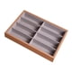 thumbnail image 4 of Almacenamiento de Gafas, 8 Compartimentos, Soporte de Madera para Gafas, Caja de Almacenamiento para Gafas de Sol, Organizador de Relojes de Joyería C Sin tapa de palisandro, 4 of 5