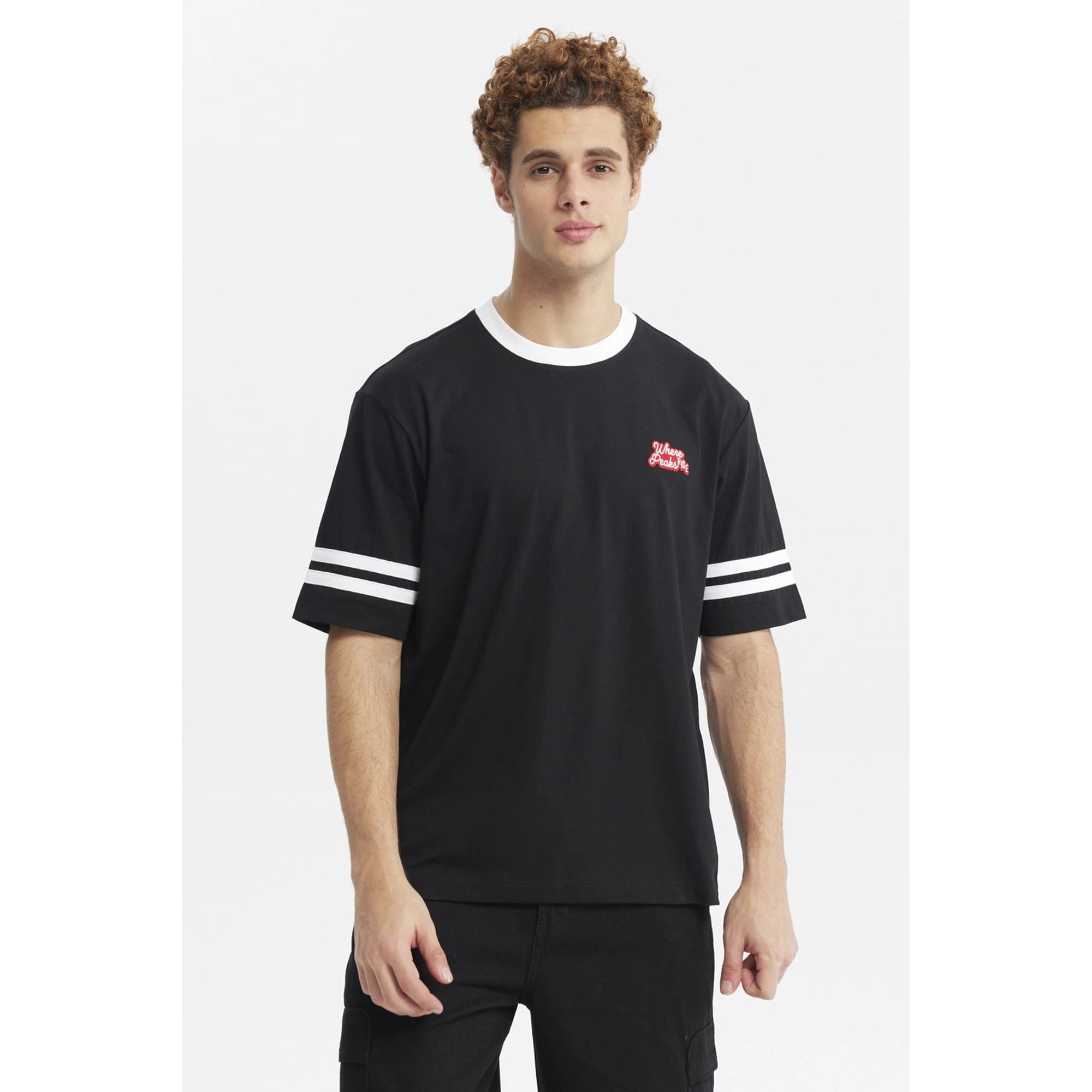 Fashionspark - Polera Hombre Oversize Negro - V
