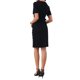 thumbnail image 3 of INSPIRE CHIC Vestido de Tubo para Mujer con Decoración de Botones con Cinturón de Manga Corta 2026 Vestido Lápiz S Negro, 3 of 5