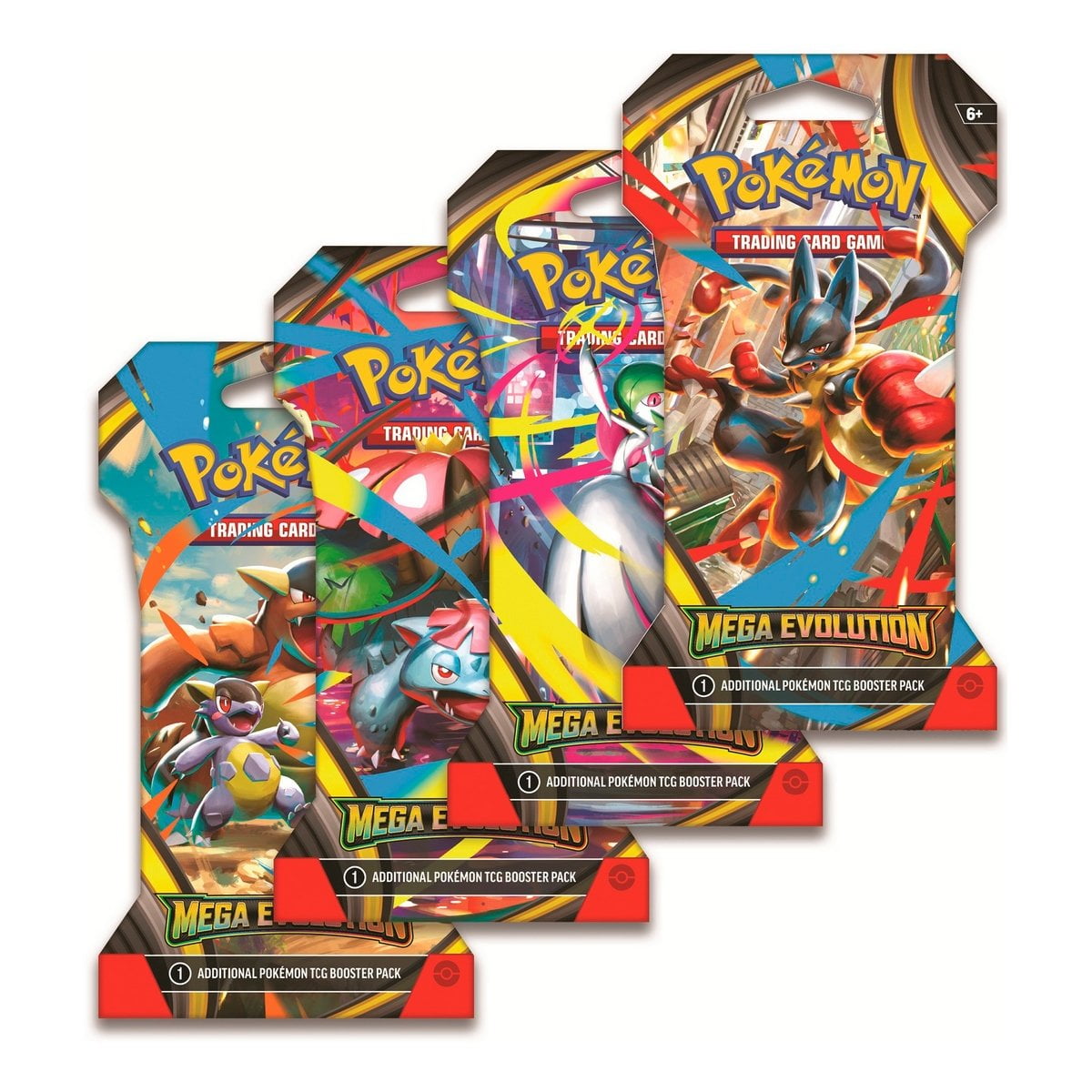 Pokémon Evolution Mega Sleeved Booster Pack (Inglés)
