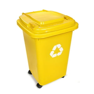 Recilock - Basurero De 30 Litros - Amarillo