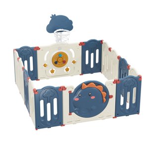 Crusec - Corral De Juegos Infantil Dinosaurio Plegable 190Cm X 190Cm