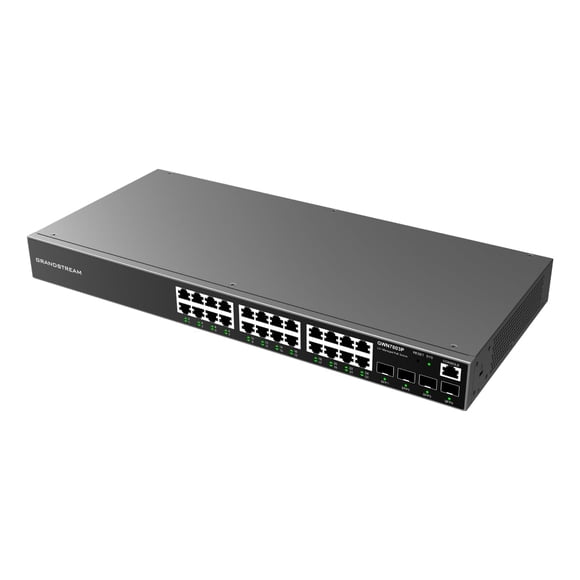 Conmutador PoE administrado Grandstream GWN7803P de 24 puertos Gigabit