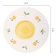 thumbnail image 5 of Juego de 6 manteles individuales redondos tejidos para decoración de mesa de comedor interior, manteles que se limpian con un paño, amarillo 11.8x11.8 pulgadas, 5 of 5