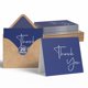 thumbnail image 1 of Tarjetas de agradecimiento VNS Creations Pack de 20 8,9 × 12,7 cm azul marino, 1 of 8