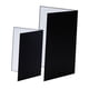 thumbnail image 1 of 2pcs 3 en 1 reflectores de luz tableros de difusor de luz plegable 360 ​​ degree Fotografía de rotación Cardboards para joyería de alimentos Naturaleza A4 43, 1 of 5