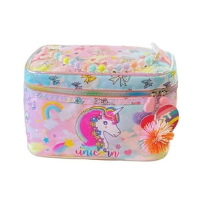 Total Upgrate - Bolso De Mano Neceser Multiusos Premium Detalles Unicornio