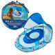 thumbnail image 1 of Flotador inflable de primavera para bebés, para nadar, toldo con forma de tiburón, 9-24 m, 1 of 7