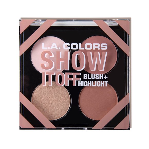 L.A. COLORS Show It Off – Paleta de Rubor e Iluminador CFP637