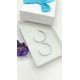 thumbnail image 2 of Aros Sin Perforación Argolla Hoop relieve líneas Clip Invisible, 2 of 3