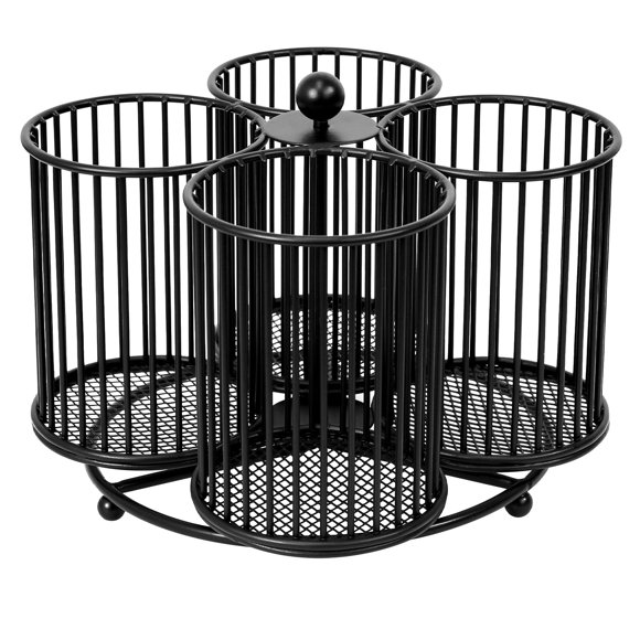 Porta Lápices Giratorio de Metal PNEUICALLY 16 × 16 × 14 cm