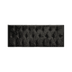 thumbnail image 1 of Respaldo Elegante 1 Plaza Capitone 105x60 Cm Negro Felpa, 1 of 3