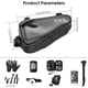 thumbnail image 3 of Bolsa de almacenamiento del marco de la bicicleta, bolsa de triángulo de la bicicleta reflectante resistente al agua con dos bolsillos laterales, bolsa de accesorios de herramienta de correa, 3 of 3