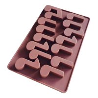 Genérico - Moldes De Chocolate Moldes Silicona Chocolate Notas Musical