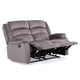 thumbnail image 3 of Sofá 2 Cuerpos Reclinable Moderno Café New Martell, 3 of 15