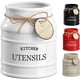 thumbnail image 1 of Soporte para utensilios Barnyard Designs Ceramic Farmhouse White, 1 of 9