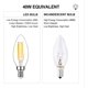 thumbnail image 4 of Bombilla LED Raheem 4W 110V 300lm Pack de 10 5000K, 4 of 6