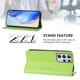 thumbnail image 3 of Funda Billetera con Soporte para Samsung Galaxy S21 Ultra Bloqueo RFID Plegable Verde claro, 3 of 6