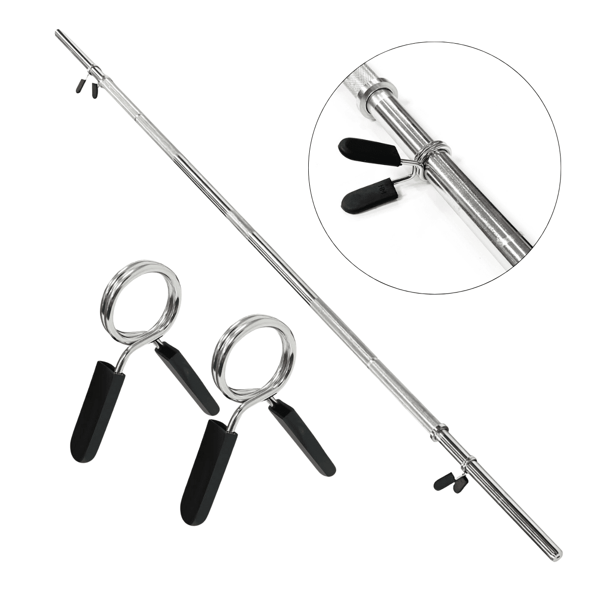 Linea Sport - Barra Pre-olímpica Recta Cromada 220 Cm 9kg