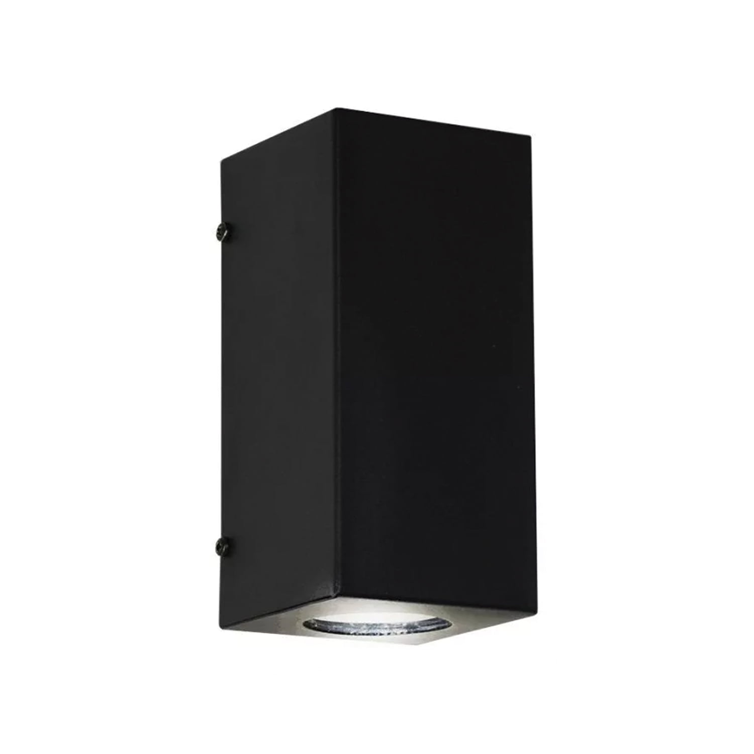 Genérico - Apliqué Doble Porta Gu-10 Cuadrado Kapelle Incluye Ampolletas Fría