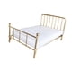 thumbnail image 4 of Cama Para Casa De Muñecas A Escala 1/12 Cama En Miniatura Para Casa De Muñecas Para Decoración De Dormitorio Con Micropaisaje Dorado, 4 of 5