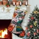 thumbnail image 1 of Danganronpa Tema: Calcetines de Navidad, fino lino blanco para colgar en escaleras y chimenea, decoración navideña para el hogar, regalo de Navidad. 45cm × 32cm, 1 of 5