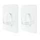 thumbnail image 4 of Colgador de ropa pegajoso adhesivo de gancho de pared traceless 70x70mm claro -2pcs, 4 of 5